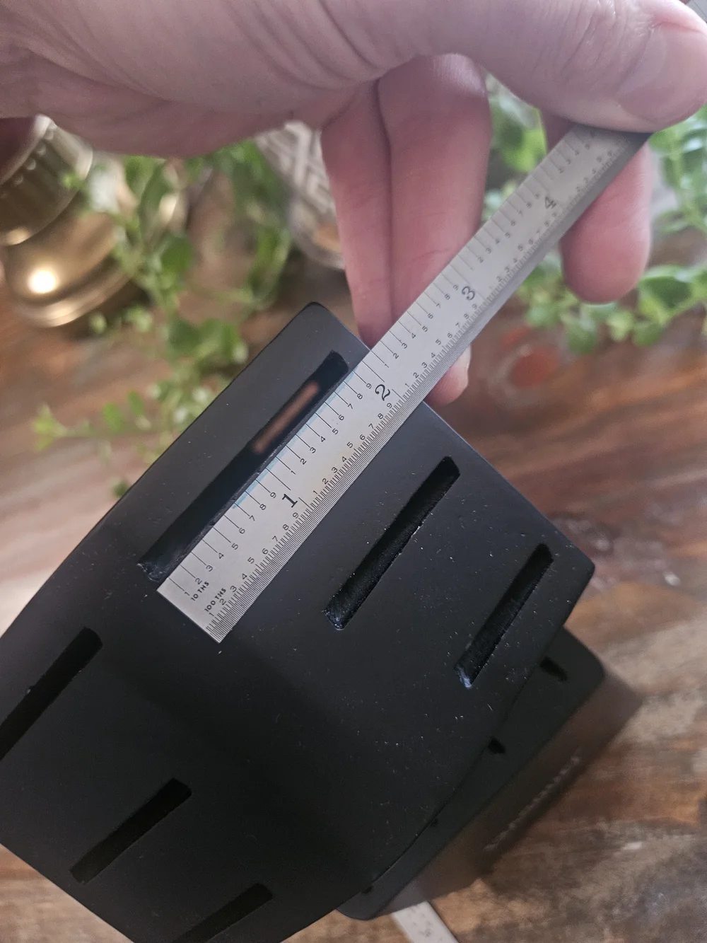 BASQUE MATTE BLACK SERIES •10 SLOT KNIFE BLOCK•